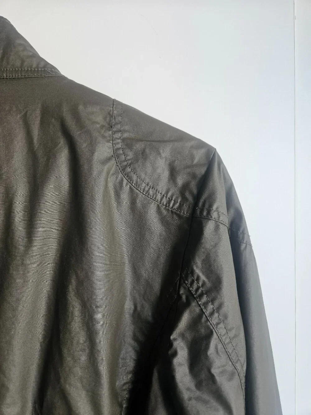 MICHAEL Michael Kors Olive Green Belted Military Utility Field Jacket M